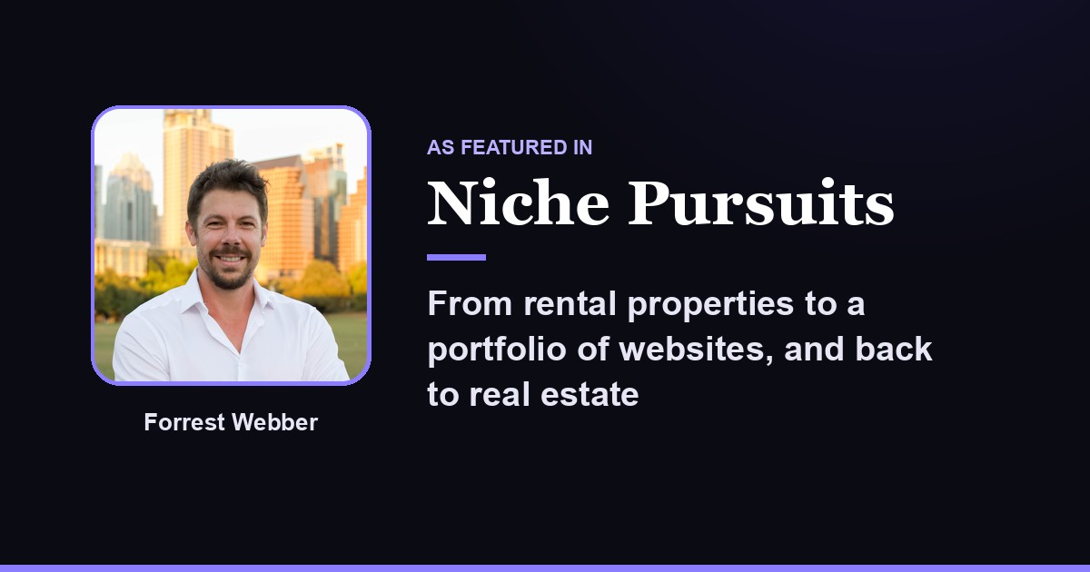 Niche Pursuits feature